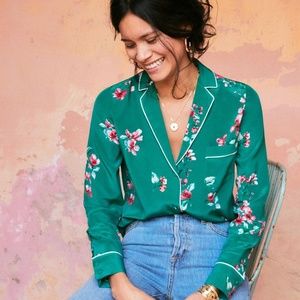 Sezane Elisa silk shirt